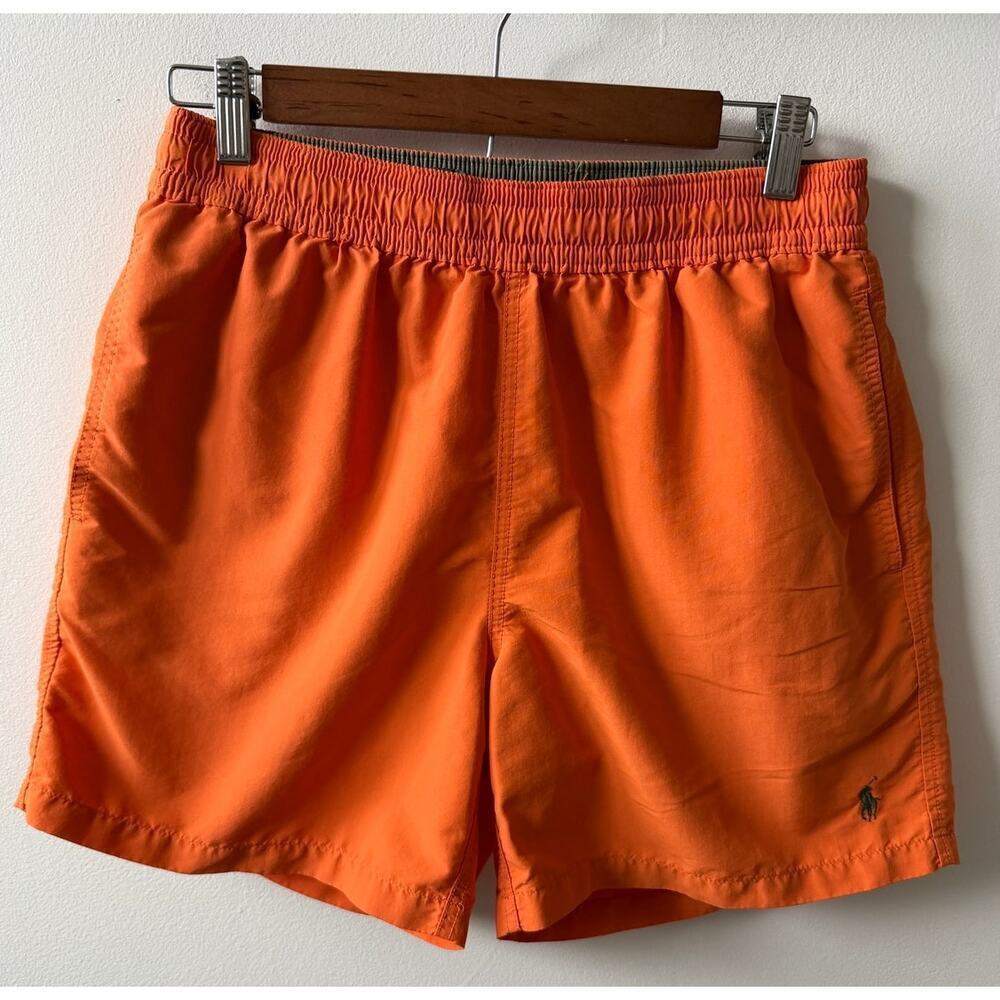 Polo by Ralph Lauren orange swim trunks men's size medium